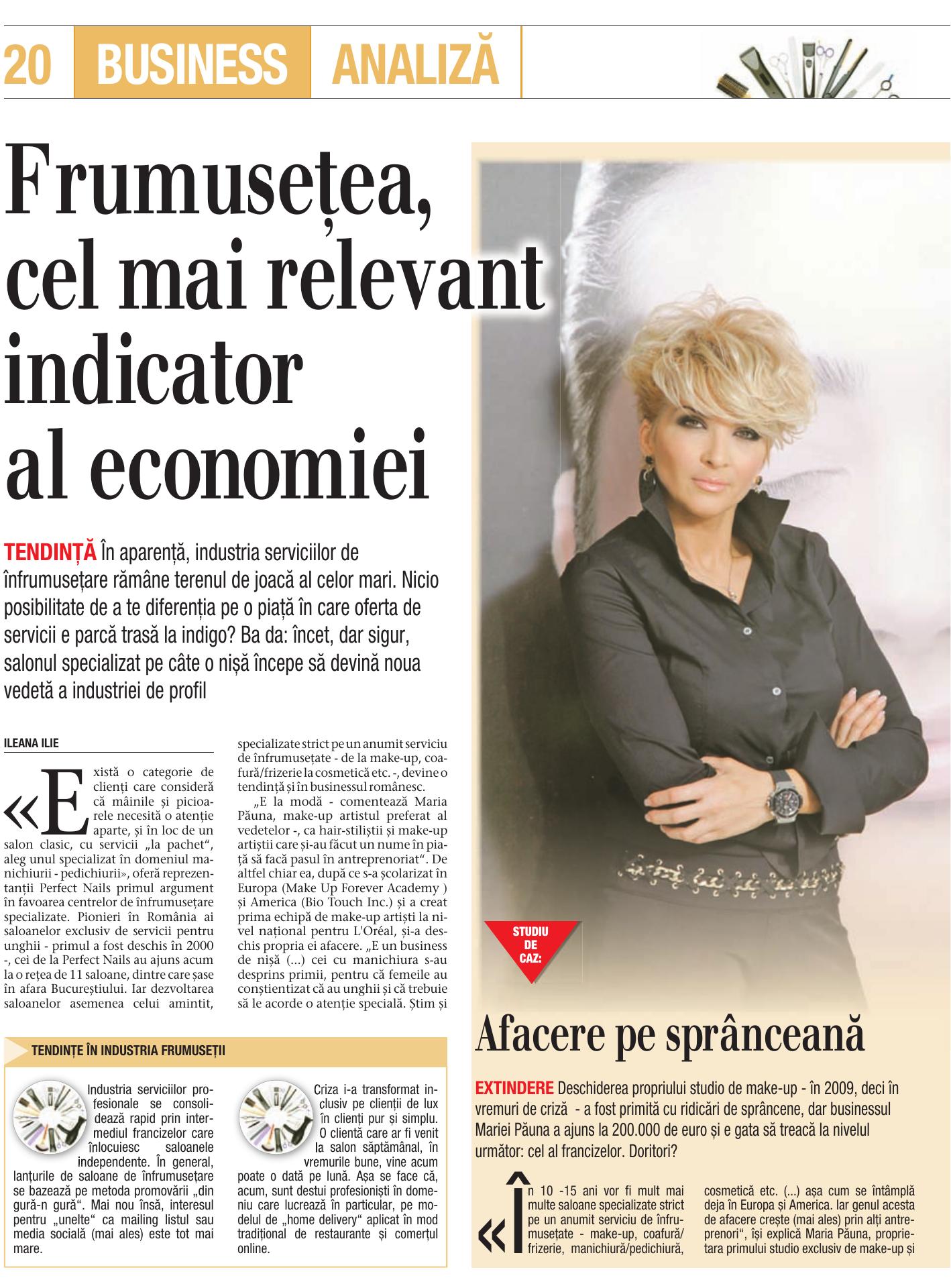 Capital Magazine - Frumusețea, cel mai relevant indicator al economiei